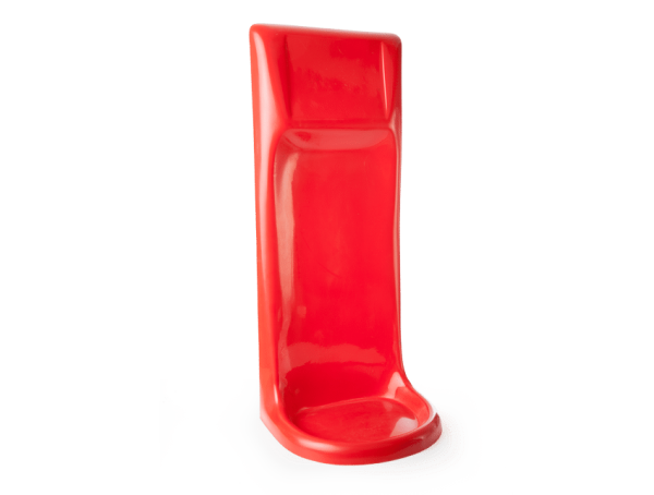 Single Fire Extinguisher Stand Ground Mounted Plastic Type