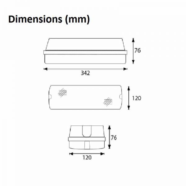 Denko CEL 11NM WP LED Compact Emergency Light