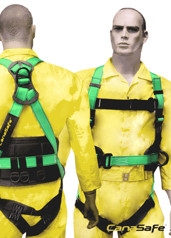 Canasafe 201 Latch Full Body Work Positioning Safety Harness