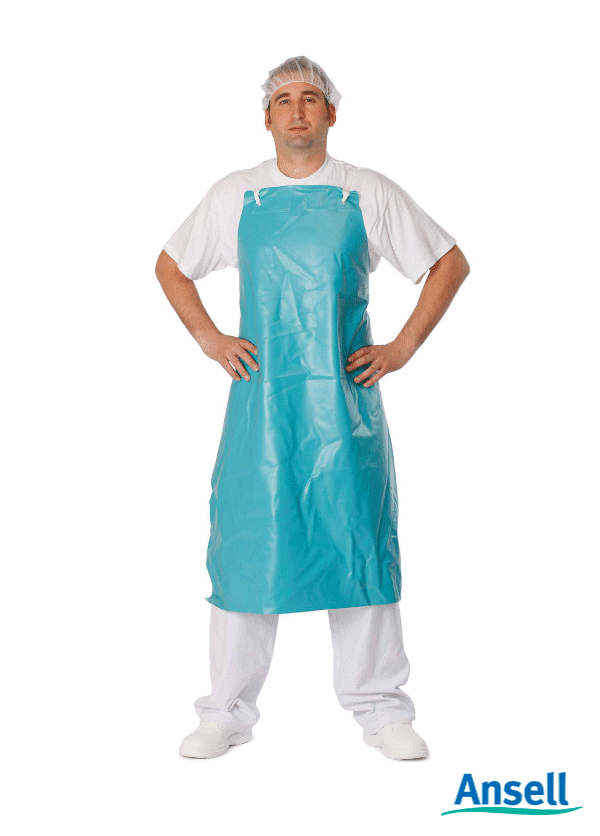 Ansell PVC-45G Green Vinyl Apron