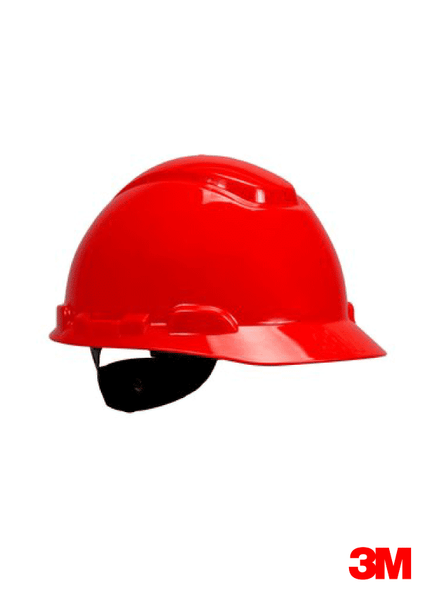 3M H700 Hard Hat Ratchet Suspension - Red