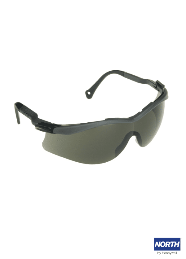 North by Honeywell N-Vision T5650 Series Safety Eyewear Half Framed Frame, Black/Gray- T56505BS (MOQ-5Pcs)