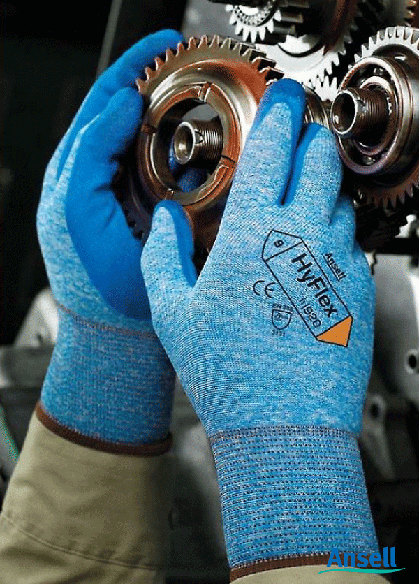 ANSELL Hyflex 11-920 Nitrile Coated Nylon Gloves