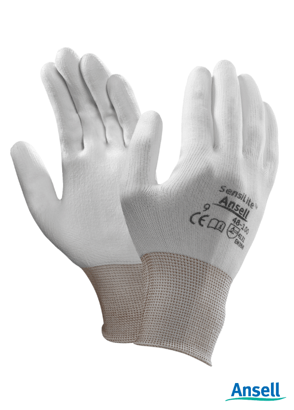 Ansell Sensilite Gloves 48-100 White