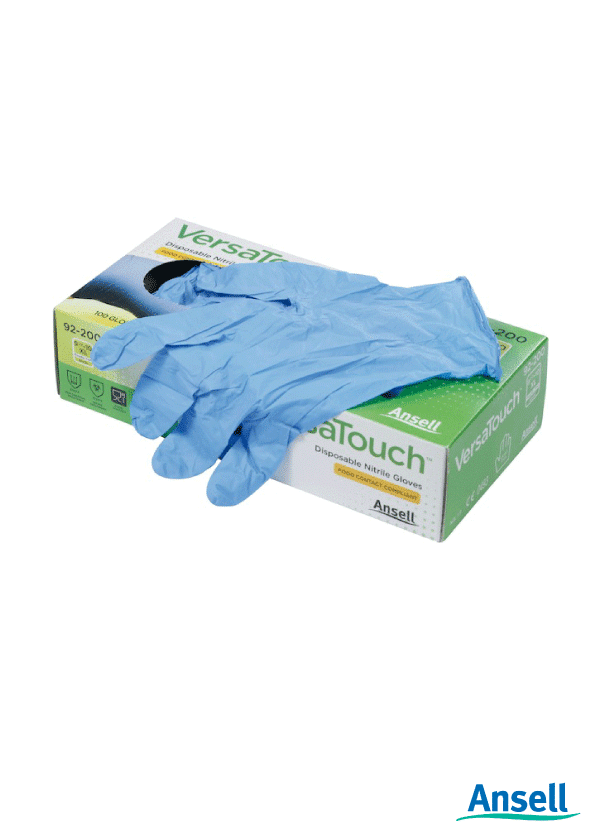 EDGE disposable Gloves -Blue`-5.5-6