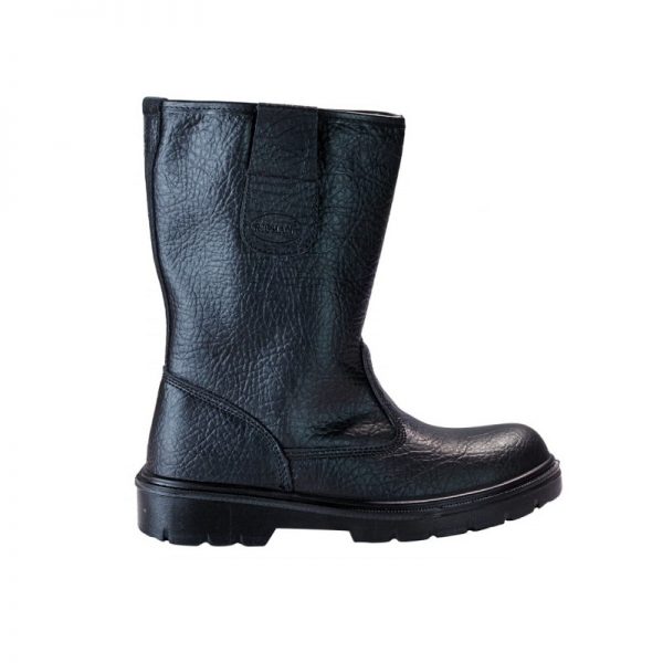 Rigman Welder Boot-129B Rugged Rigger Safety Shoes-Black Color