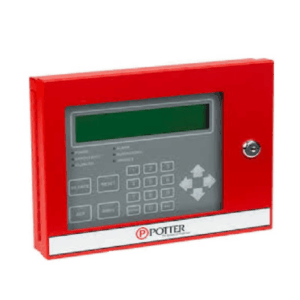 potter-ra-6500-160-character-lcd-keypad-remote-annunciator-with-metal-enclosure