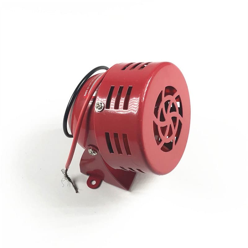 Mini Metal Motor Siren Ms 190 2v Industrial Alarm Sound Fire Supplies