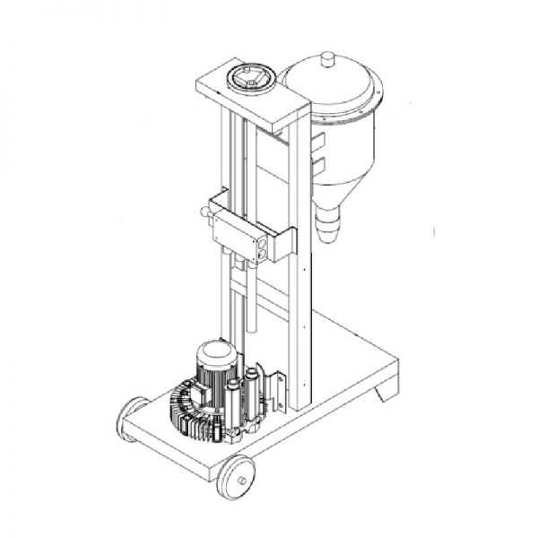 Mobiak ST-DPM16-1SS Dry Powder Fire Extinguisher Filling Machine