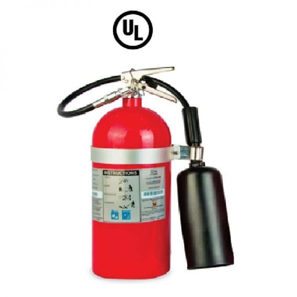 Naffco N 10LC-10 LB (4.54 kg) CO2 Fire Extinguisher-UL Listed