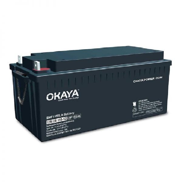 Okaya SMF OB 150-12 VRLA 12V, 150Ah Battery For UPS/Backup Application