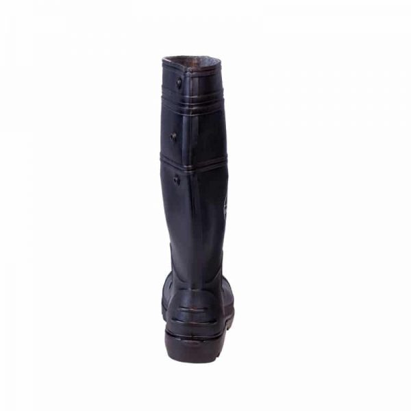 Rigman 81GBB-43 PVC Gumboots-Size 43-Black Color