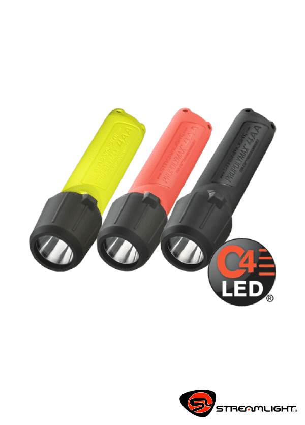 3AA ProPolymer HAZ-LO Intrinsically Safe LED Flashlight