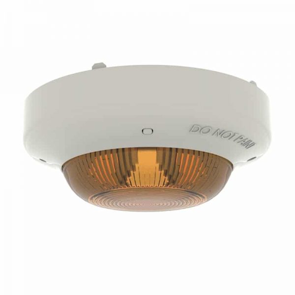 Hochiki CHQ-AB (AMB) WHT Addressable Beacon - علبة بيضاء ، عدسة عنبر (غير متوافقة مع EN54-23)
