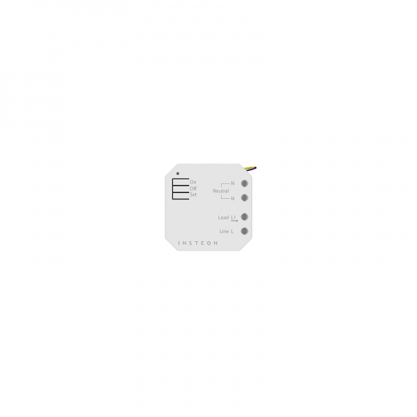 Insteon 2443-222 Micro On/Off Module, 2000 Watt - Use Insteon Hub with Alexa & Google Assistant