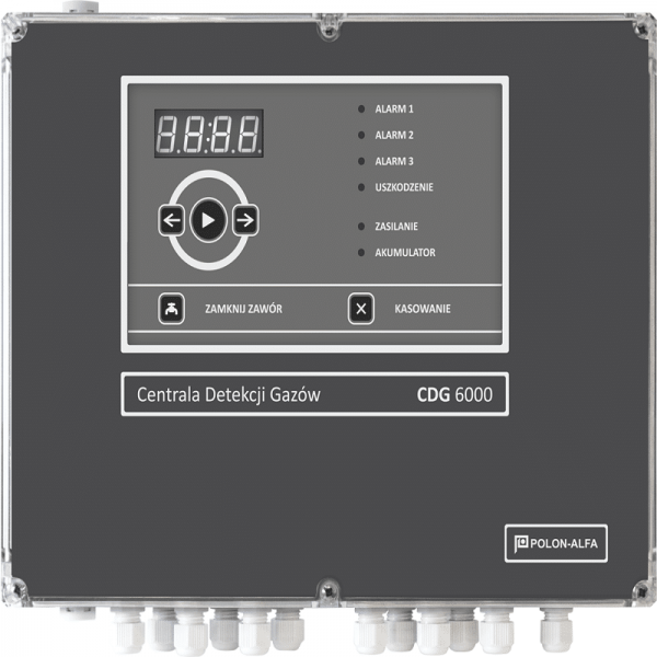 Polon Alfa CDG-6000 Addressable Gas Detection Control Panel(Without Programming)