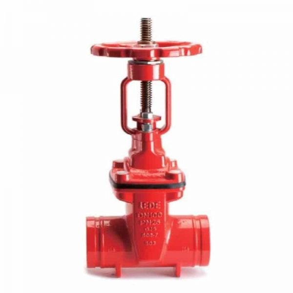 LEDE 6 Inch/150MM PN16 Grooved OSandY Gate Valve