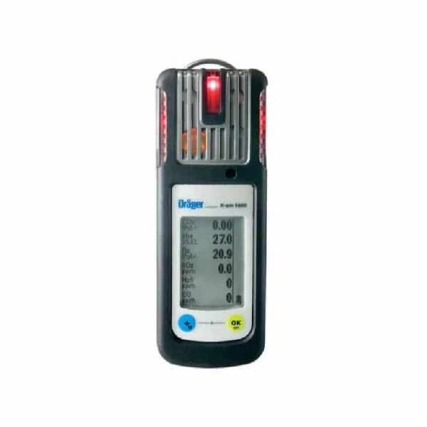 Drager X-am 5600 Multi-Gas Detection Device Dual IR EX/CO2, LEL, CO2, CO LC/O2, CO, H2s, O2 & SO2