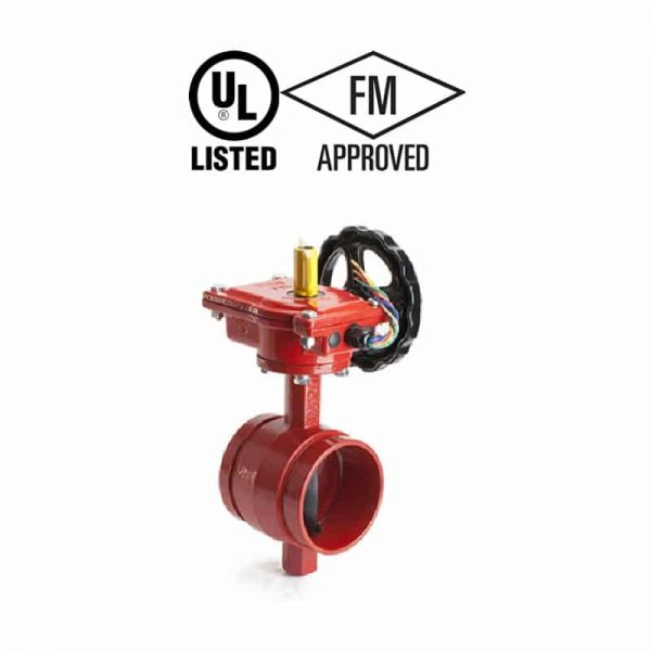 LEDE XD381X 3 Inch/80MM Grooved Butterfly Valve