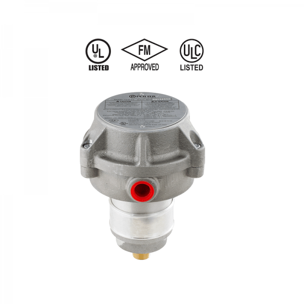 Potter PS40-EX Explosion Proof Low/High Supervisory Pressure Switch for Dry Valves - Nominal System Pressure 40 psi