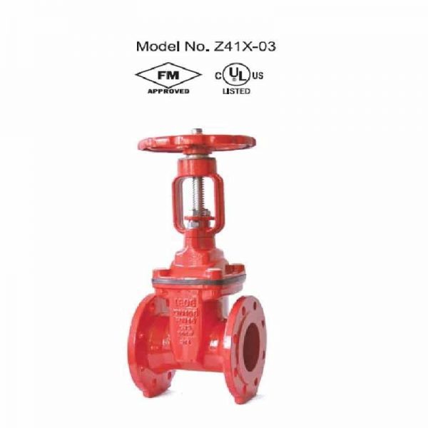 LEDE 12 Inch Resillient Seated OS&Y Gate Valve-Flanged End, UL/FM Approved