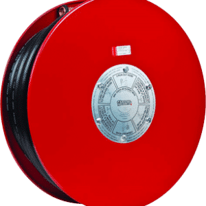 Hose Reel, Automatic Fixed Arm, 1" x 30m, Plastic Nozzle, 1" Inlet Ball Valve (LF‑AF25)