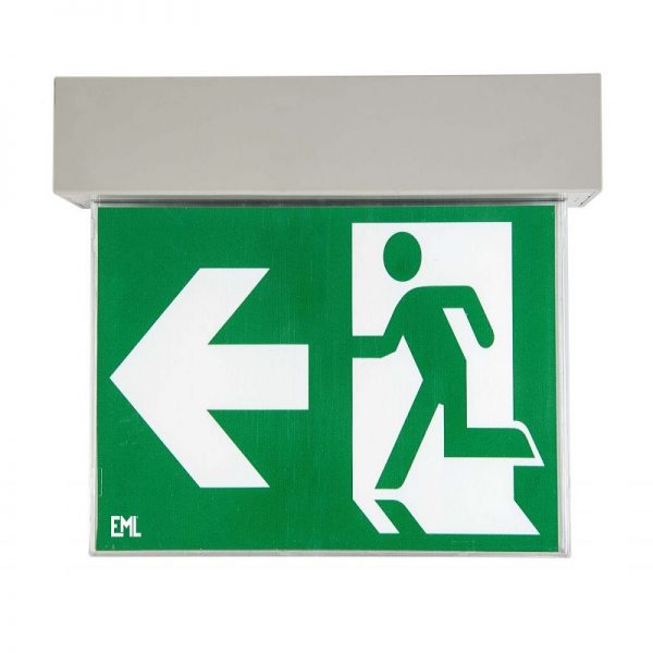 EML 414 Addressable Emergency Exit Lights For Indoor with recessed kit