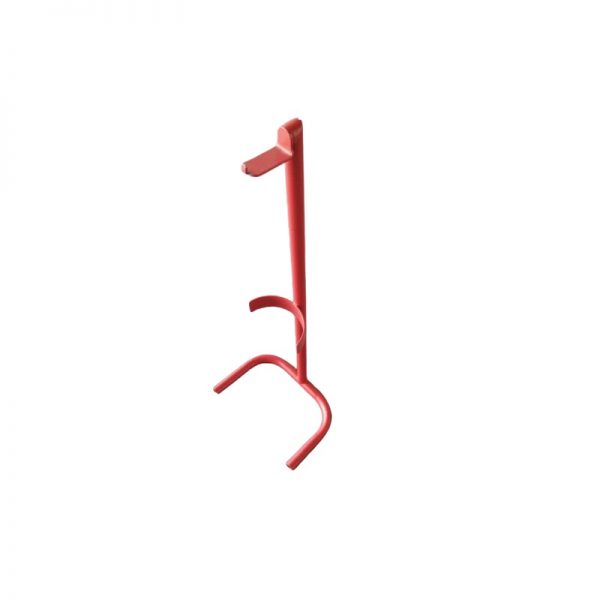 Single Fire Extinguisher Mild Steel Stand Red Powder Finish