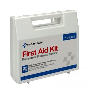 First Aid Only 223 U FAO First Aid Kit 25 Person Plastic Case