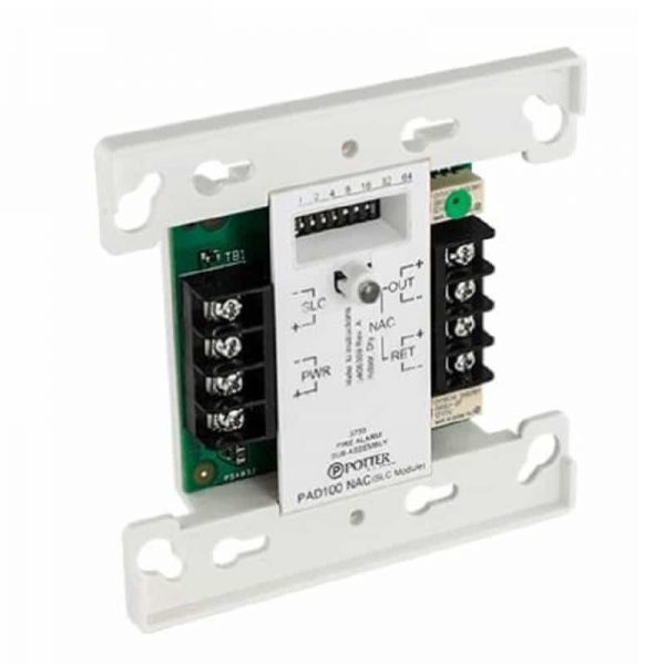 Potter PAD100-NAC Monitored Output Module