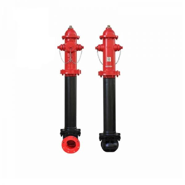 CHPBV Dry Barrel Type Fire Hydrant with 200cm Depth Black Pipe