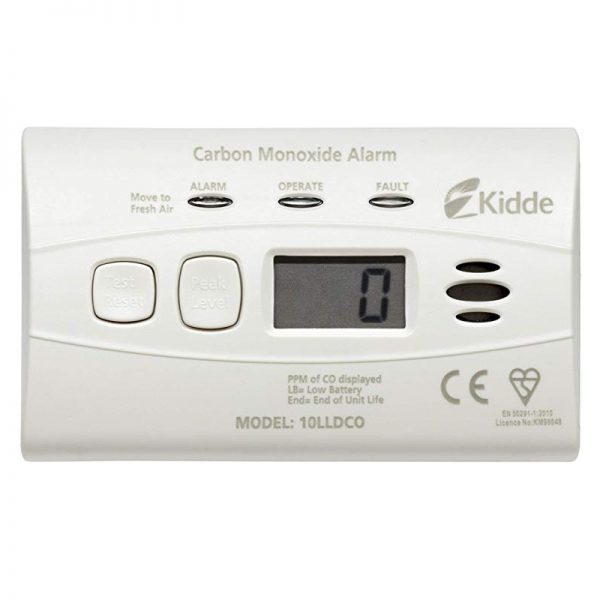 Kidde 10LLDCO Carbon Monoxide Alarm Digital Display With Sealed Battery