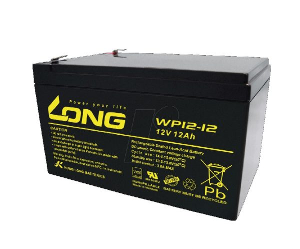 Long WP12-12A 12 Volt 12Ah Valve Regulated Lead Acid Battery