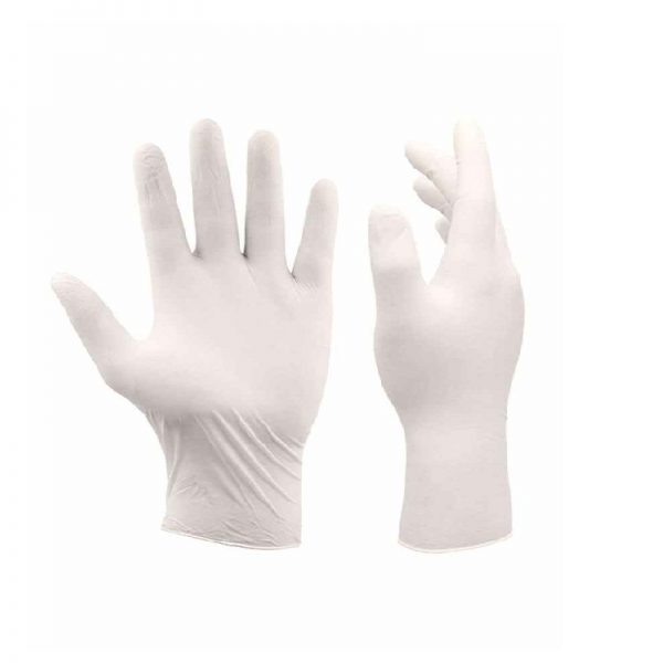 Vaultex Powdered Disposable Latex Examination Gloves