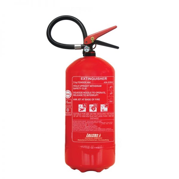 Lalizas 400692 Dry Powder 9kg Fire Extinguisher