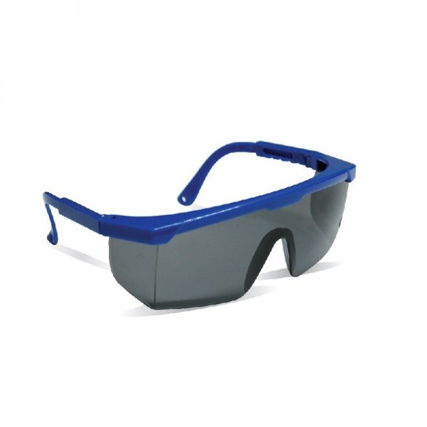 Eyevex SSP 550 Safety Spectacles Royal Blue Temple / Clear Lens (MOQ-12 Pcs)