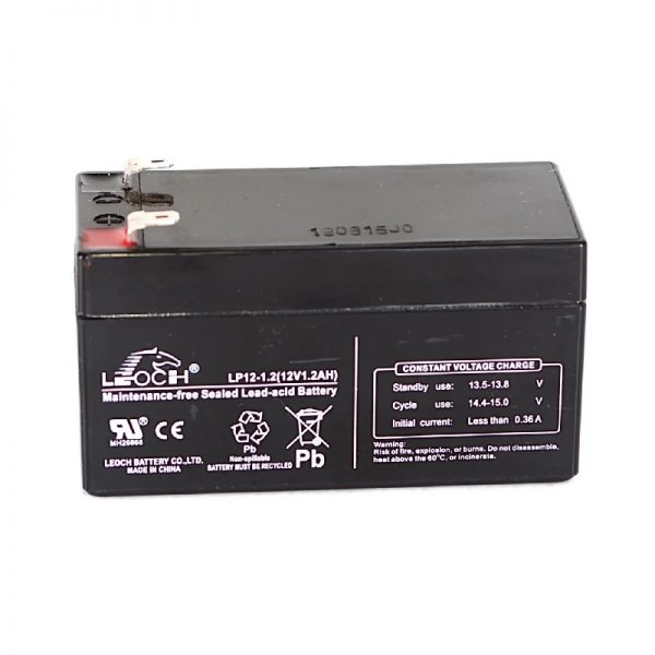 Leoch LP12-1.2 12V 1.2Ah Sealed Lead Acid Battery (MOQ - 3Pcs)