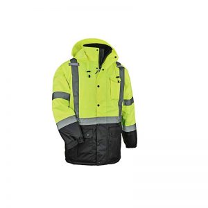 rigman-yn100-jacket-hi-viz-parka-100-polyester-flour-yellow-and-navy-blue