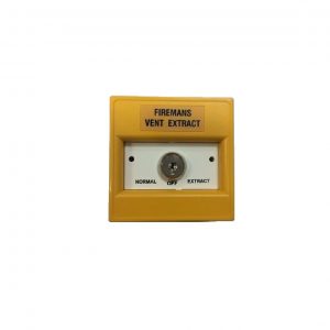 KAC K30SYS-33 Firemans 3 Position Keyswitch Call Point Yellow