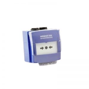 KAC W3A-B000SG-K013-66 Blue W/P "Emergency Stop Gas System" Label