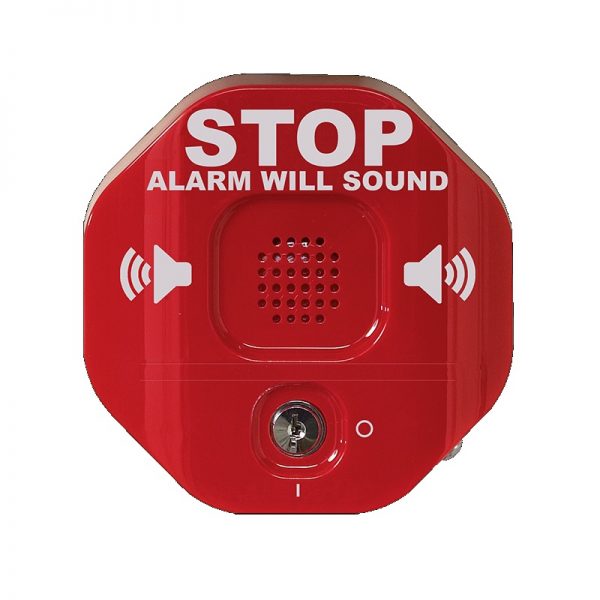 STI-6400 Exit Stopper Multifunction Emergency Fire Door Alarm - Single Door - Red