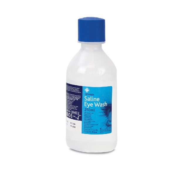 Reliwash Saline Eye Wash 250ml Sodium Chloride 0.9%w/v Ph.Eur