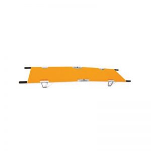 Spencer Foldable Stretcher with two quick release restraints