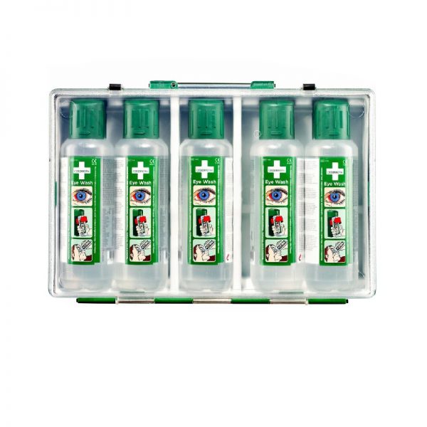 Cederroth 7255 Buffered Eyewash Station - With 5 X 500ml Bottles