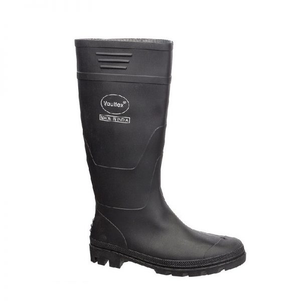 Vaultex PKN High Quality Rain Gum Boots (Without Toe & Plate) - Black