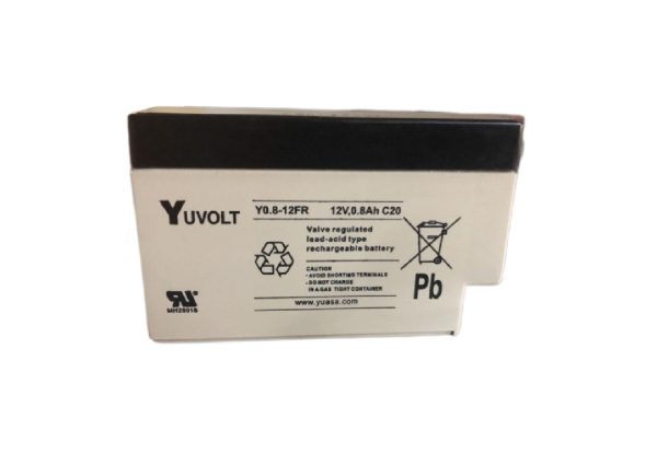 Yuvolt Y0.8-12 Lead Acid Battery - 12V, 800mAh