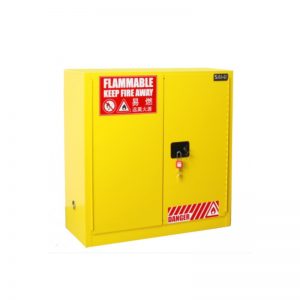 sai-u-sc0030y-double-door-flammable-safety-cabinet-30gal-114l-yellow