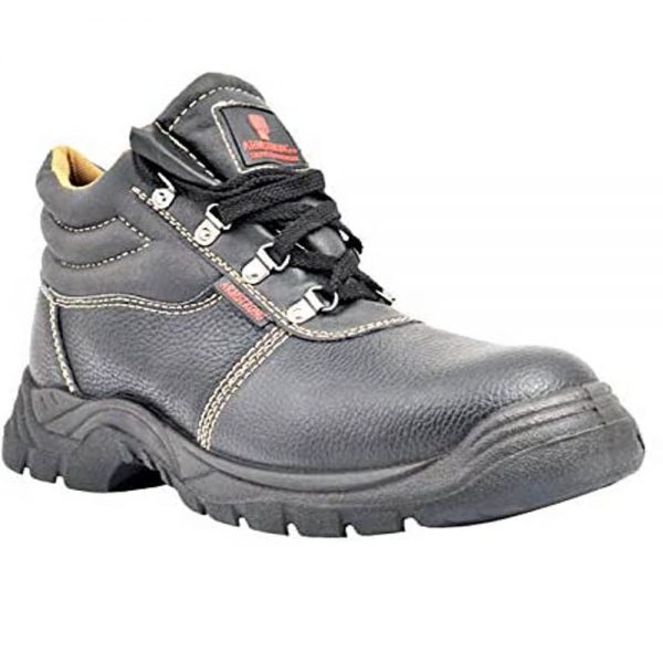 Armstrong AA High Ankle Steel Toe Safety Shoes Black