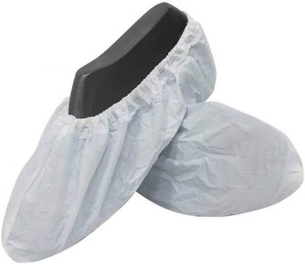 Vaultex CDU Non Woven PP Shoe Cover White (Pack of 100pcs)