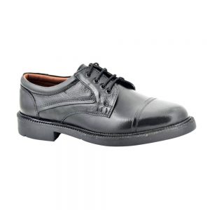Vaultex VSI Non Safety Leather Safety Shoes Black